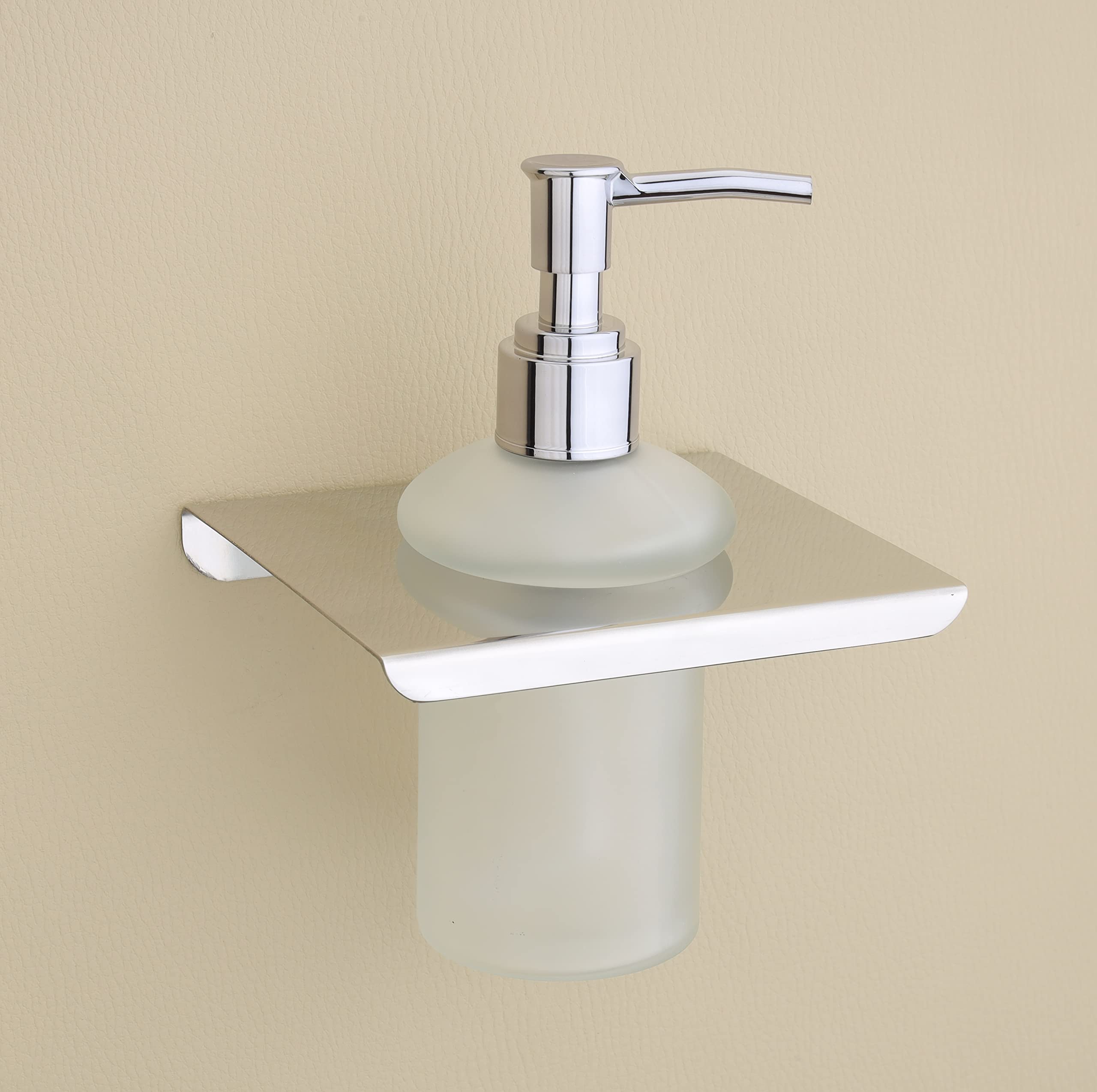 iSTAR 304 Stainless Steel Stand and Glass Liquid Soap Dispenser for Bathroom and Wash Basin Hand wash Dispenser Bathroom Accessories (Chrome Finish) (B09X5M2296) Amazon Price History, Amazon Price Tracker