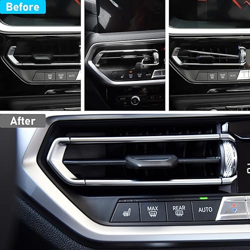 Miniatura 2 de Jaronx Compatible con clips de ventilación de aire BMW para 3 pies G20 G214 pies G22X3 G01X4 G02Z4 G29, juego de pestañas de salida de aire