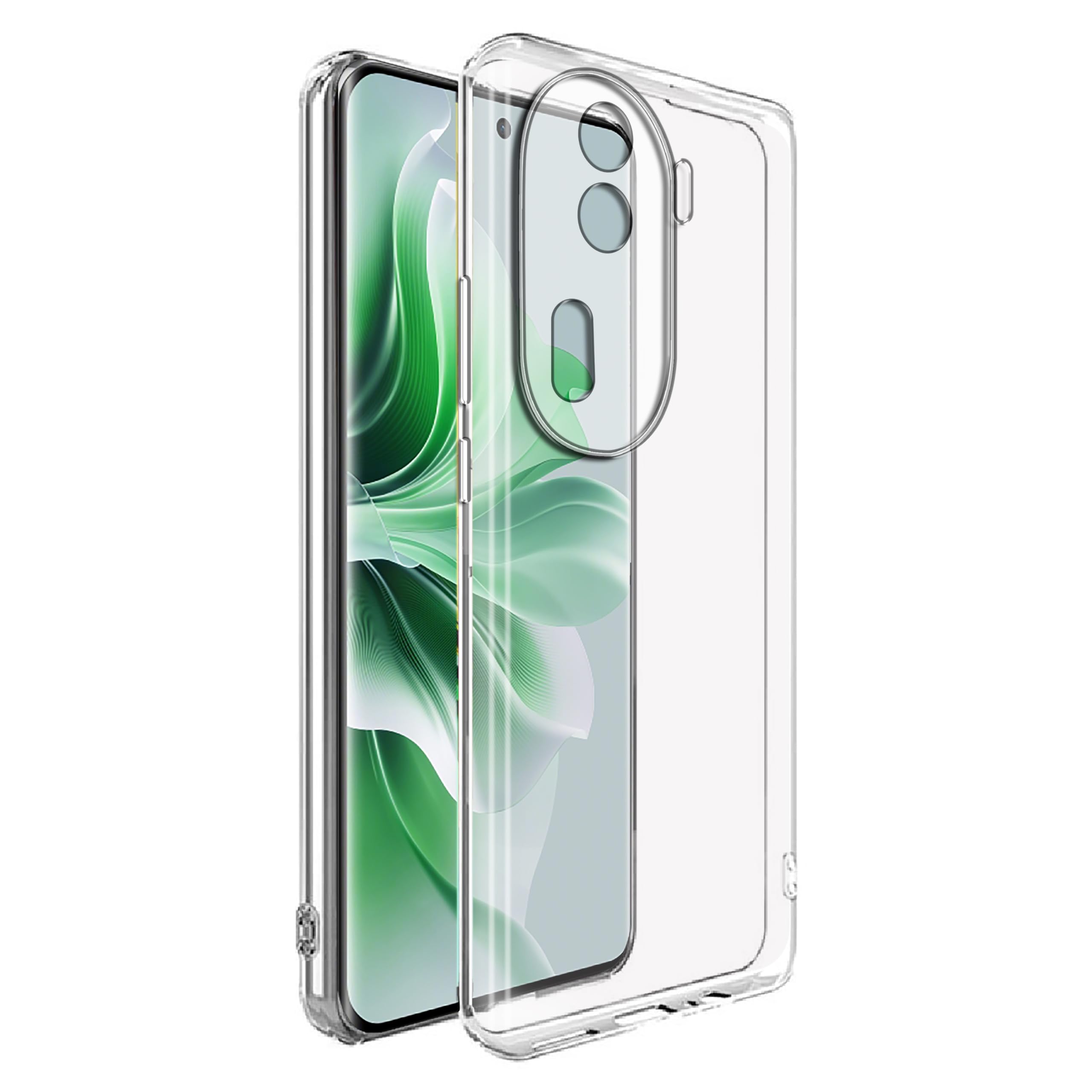 Amazon Brand- Solimo Basic Case for Oppo Reno 11 Pro 5G (Silicone_Transparent) (B0CVX7BCD1) Amazon Price History, Amazon Price Tracker