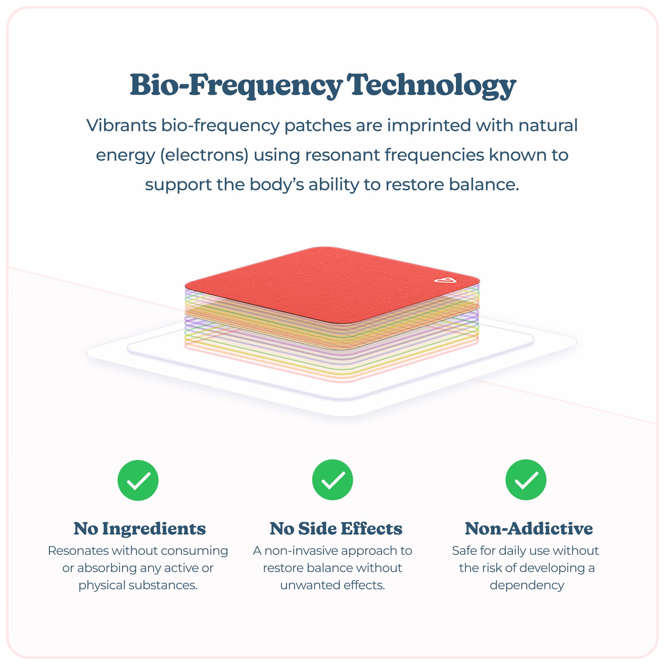 Vibrants Parches de rebote para el dolor, tecnología de parche de biofrecuencia para apoyo natural para controlar las molestias, dolores y molestias, paquete de 7 parches para el dolor