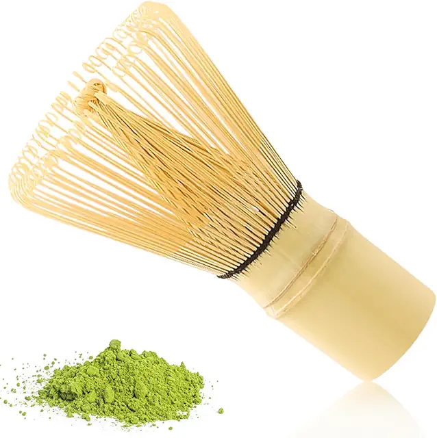 Japanese Matcha Whisk - Traditional Bamboo Tea Whisk for Matcha Ceremonies