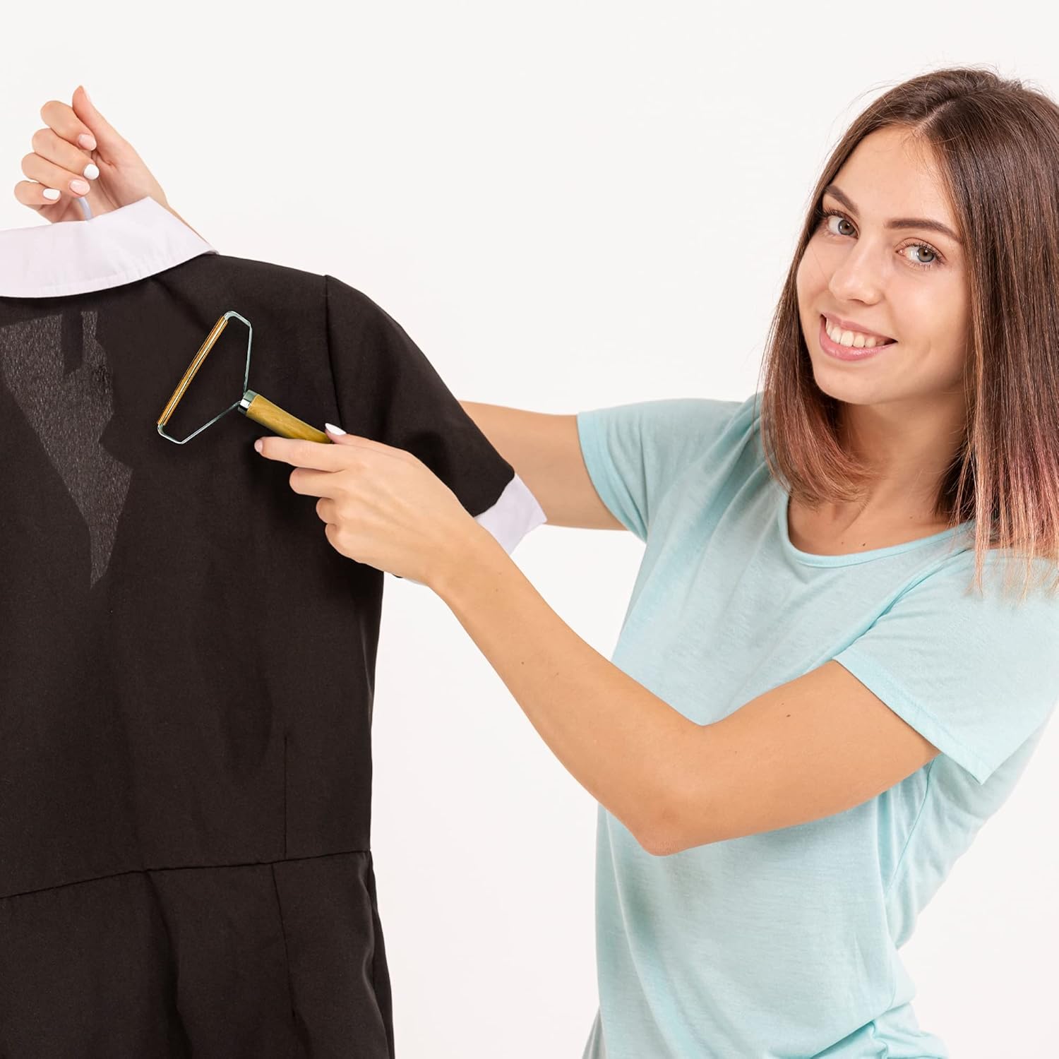 Portable Lint Remover Carpet Cleaner, Pet Hair Remover, Manual Clothes Fuzz Shaver, 3 Piece Set Lint Roller, Removing Dust and Pet Hair from Clothing, Furniture, Curtain, Blanket, Couch : Health & Household