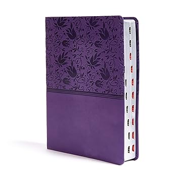KJV Super Giant Print Reference Bible, Purple LeatherTouch