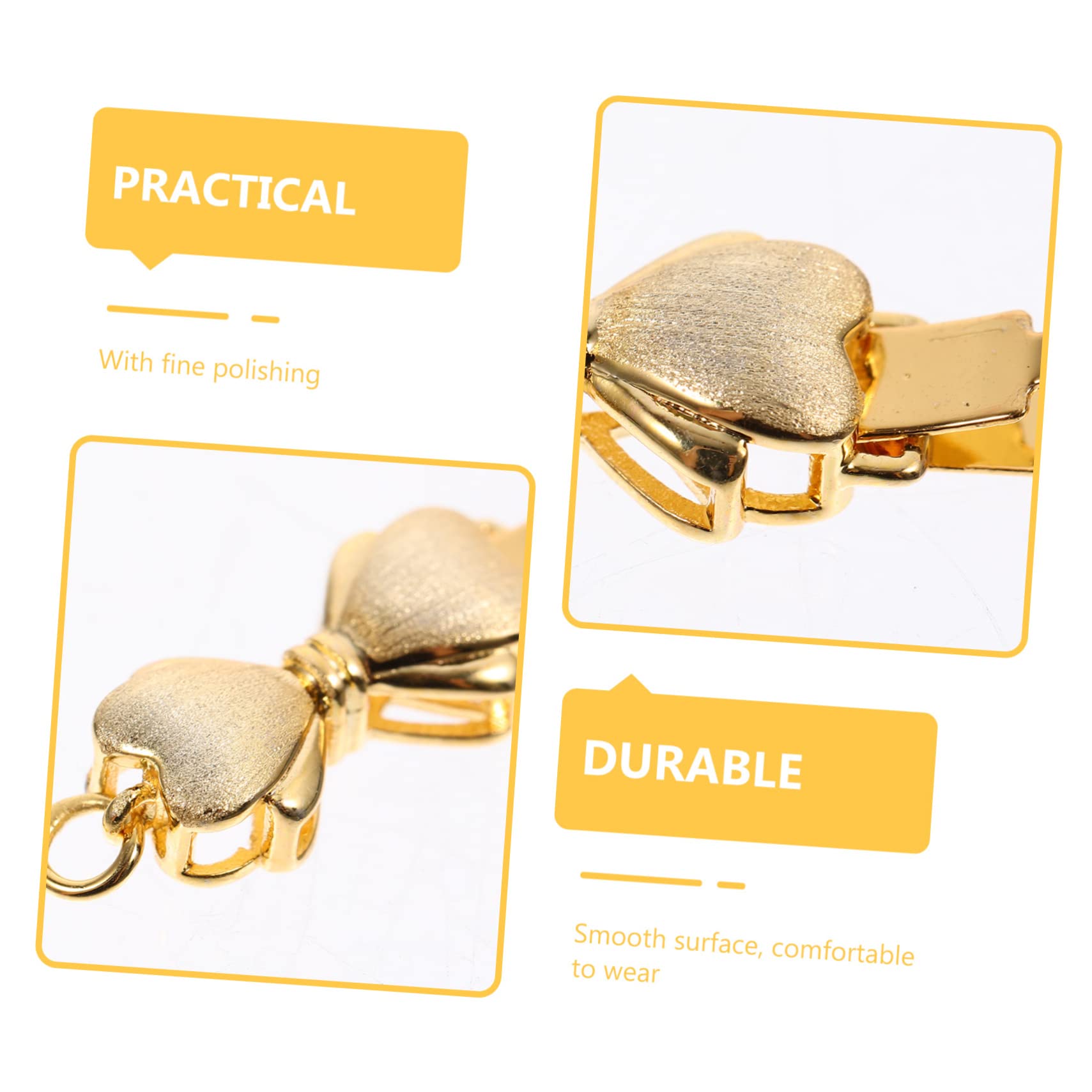 NUOBESTY 5 Juegos De Cierres Metálicos Para Collares Cierres De Collar Extensibles Para Pulseras 2 Unidades X 5