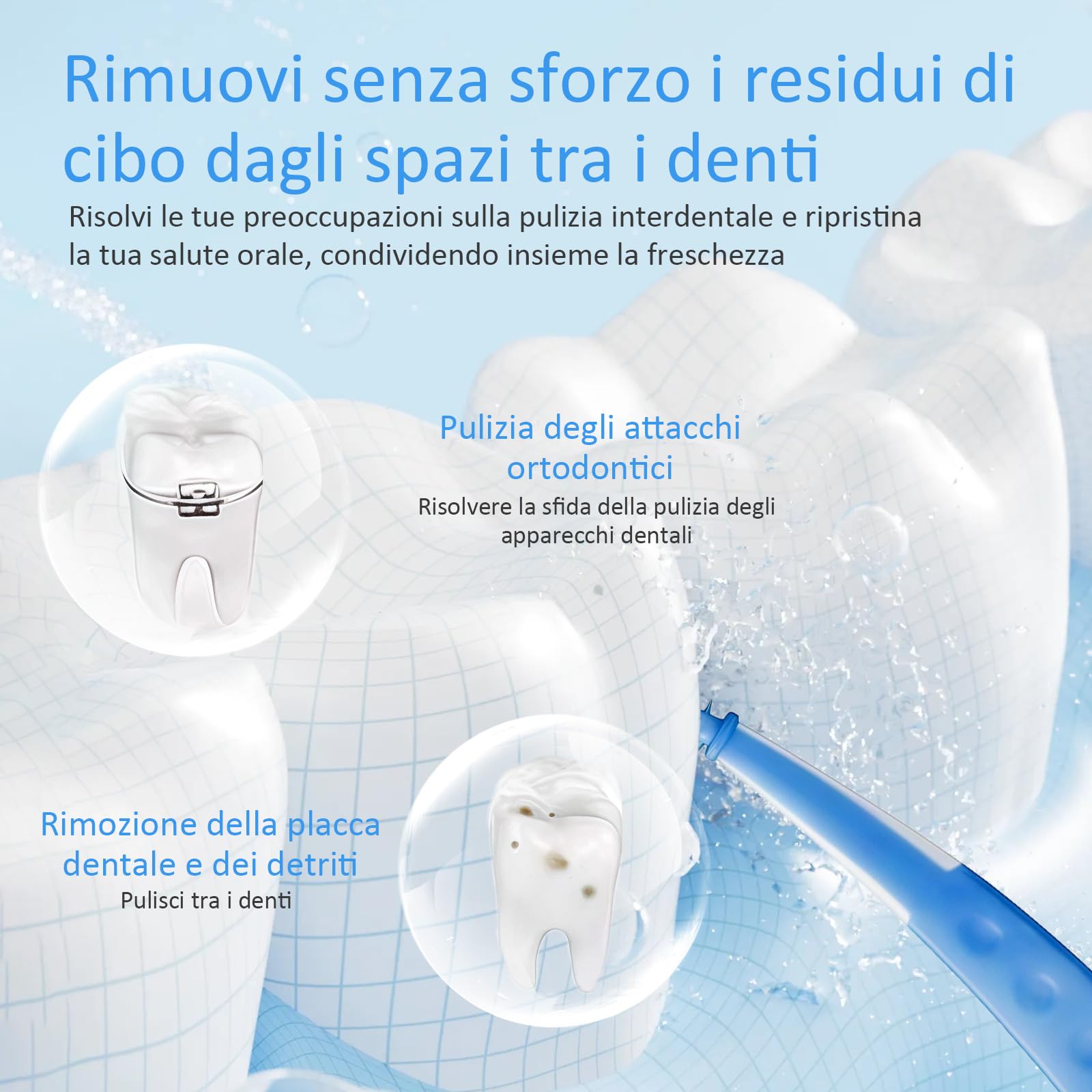 84 spazzole interdentali, spazzole interdentali, design curvo per denti sani e una facile pulizia degli spazi interdentali difficili da raggiungere