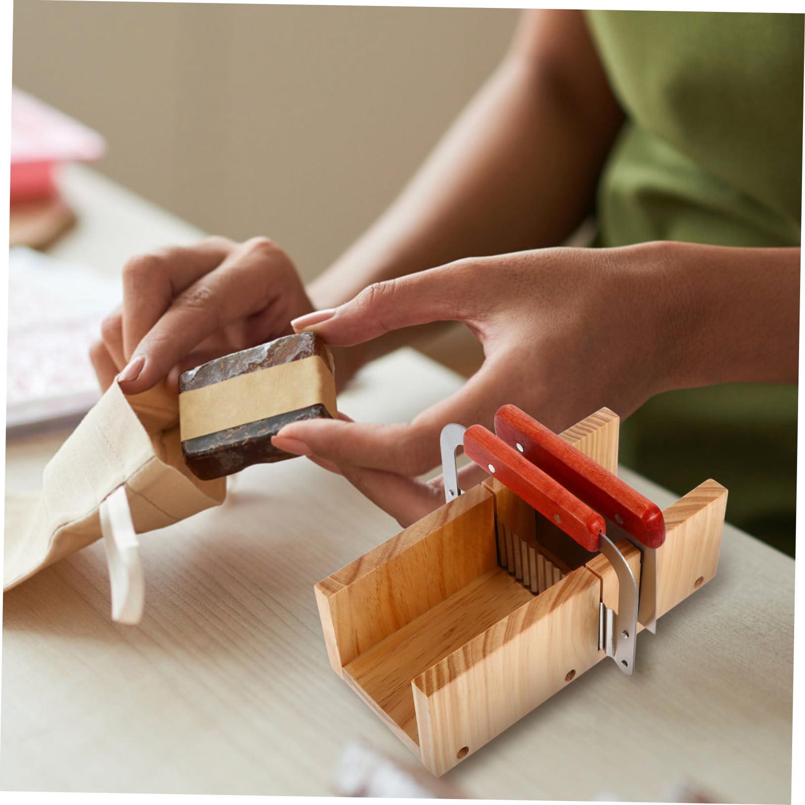 LIFKOME Juego de Herramientas Fácil de Usar y Corte Preciso Material Sintético para Cortar Jabón Artesanal Adecuado para Manualidades y Fabricación de Jabón Casero
