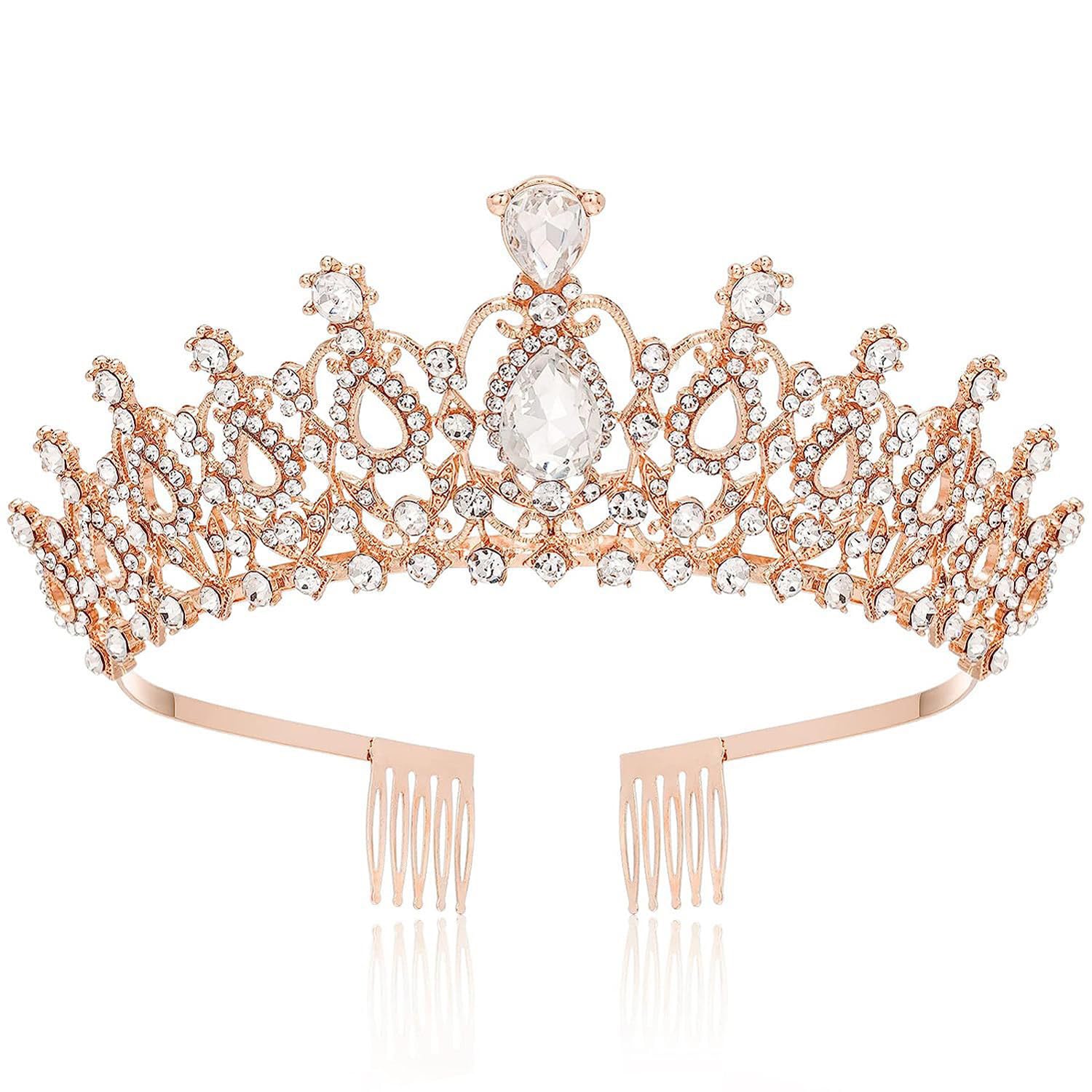 See full amazon price history chart for Shining Diva Fashion Crystal Tiara and Crown for Women Stylish Headband Crowns with Comb Tiaras for Girls Kids Queen Princess Wedding Bridal Birthday Gift Hair Accessories (Rose Gold) (15870hb) Shining Diva Fashion Crystal Tiara and Crown for Women Stylish Headband Crowns with Comb Tiaras for Girls Kids Queen Princess Wedding Bridal Birthday Gift Hair Accessories (Rose Gold) (15870hb) (B0D1MTXFZ6) Amazon Price History, Amazon Price Tracker