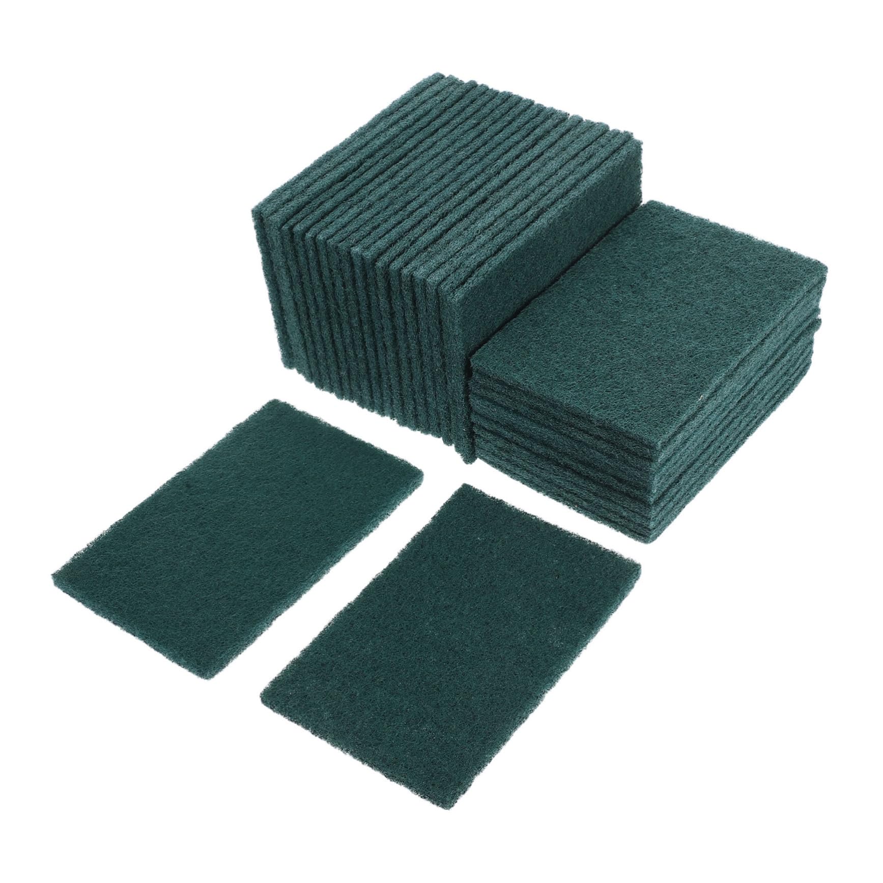 PRETYZOOM 30pcs Non Scratch Dish Cleaning Scrubbers Kitchen Cleaning Pads Reusable for Dishes and Appliances