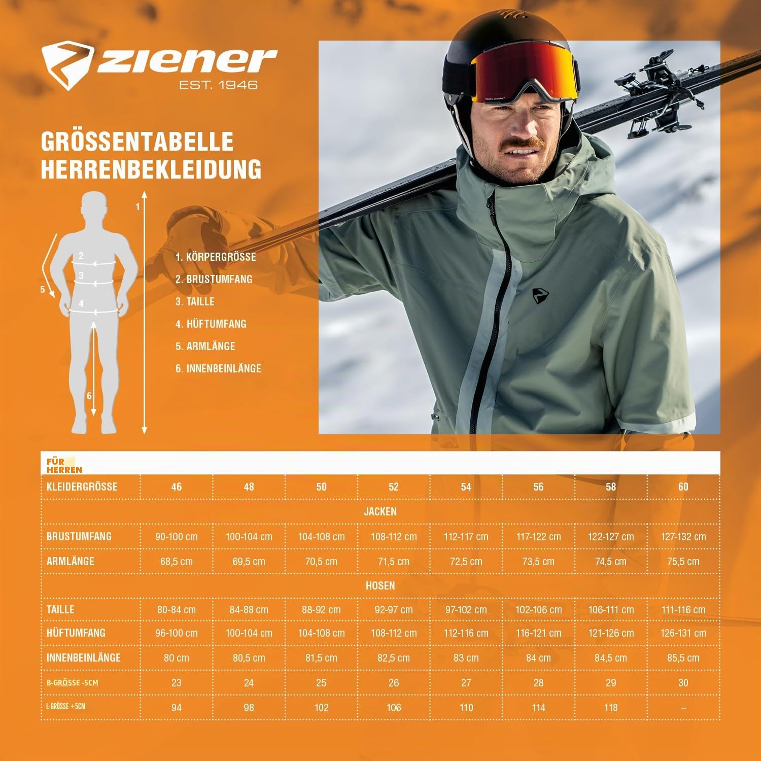 Ziener Herren Timpa Ski-Jacke/Snowboard-Jacke | atmungsaktiv, wasserdicht (1er Pack)