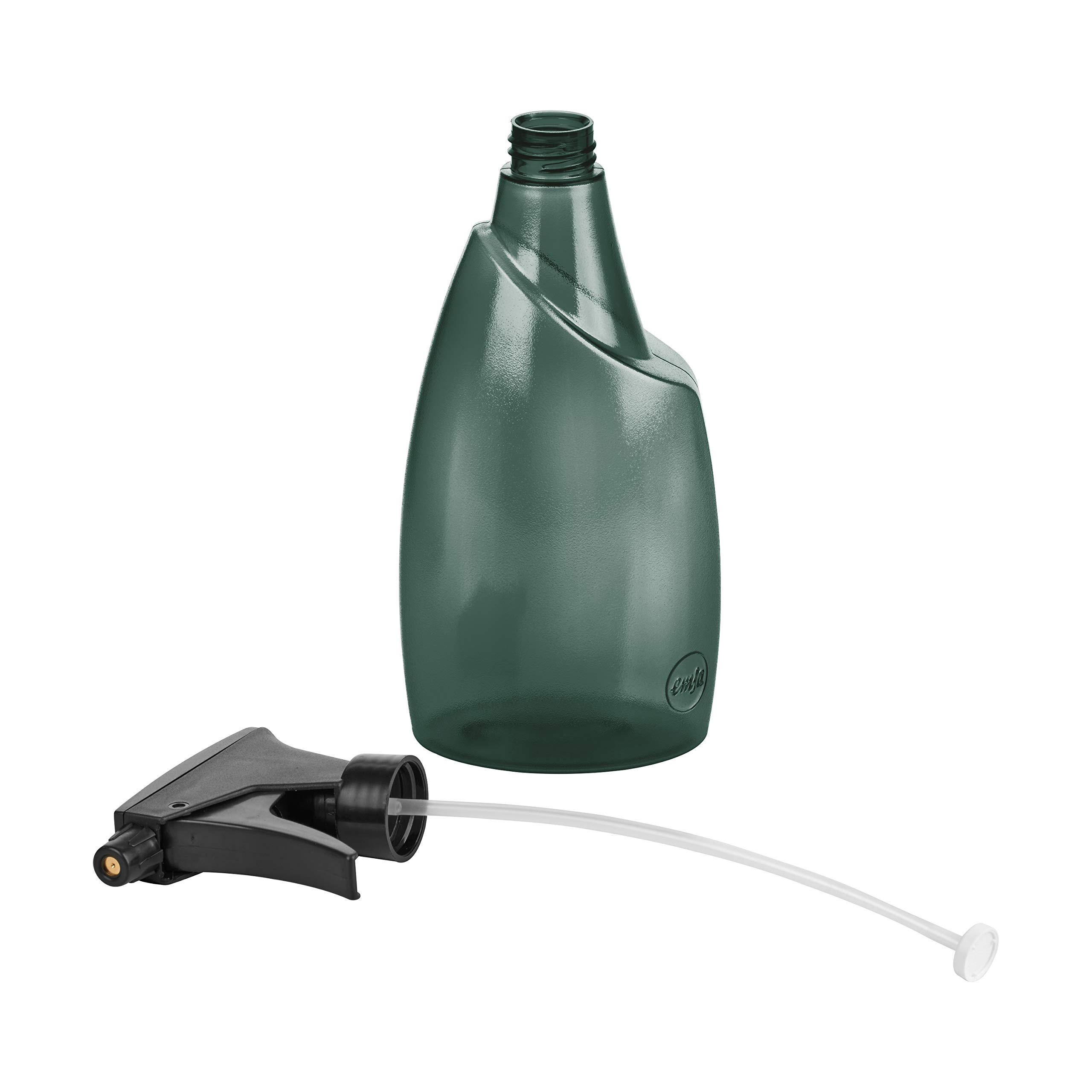 POETIC/EMSA - Pulvérisateur pour fleurs - Vaporisateur En plastique robuste - Buse en laiton réglable - Niveau d'eau visible - Couleur : vert fumé - Transparent - Capacité 0,7 litres