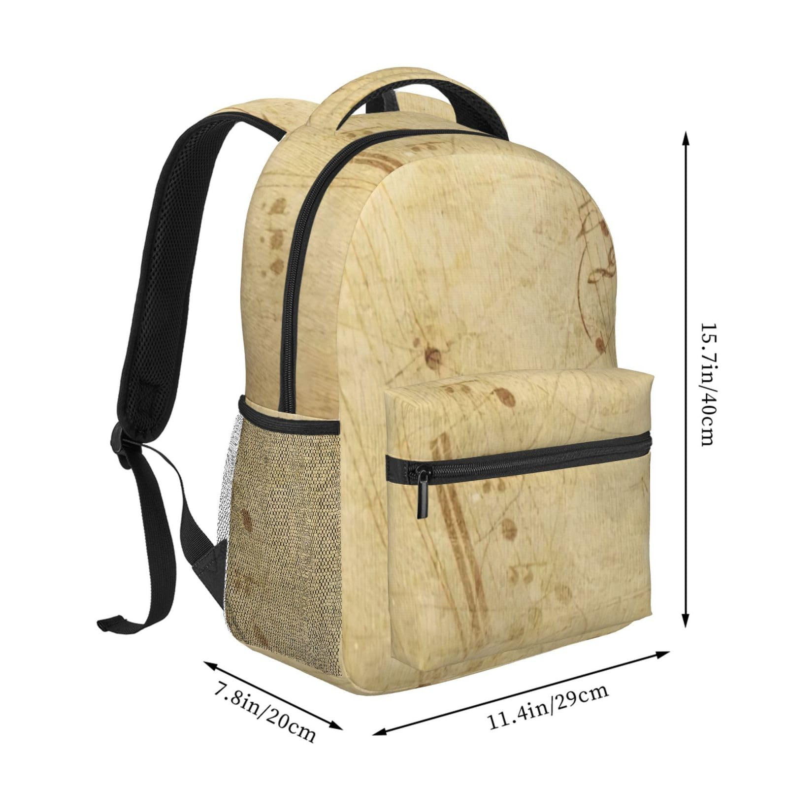 KoNsev Notenrucksack, Elementar-Büchertasche, Mädchen, Jungen, modisch, lässig, Tagesrucksack, Reisen, Uni, Lehrer