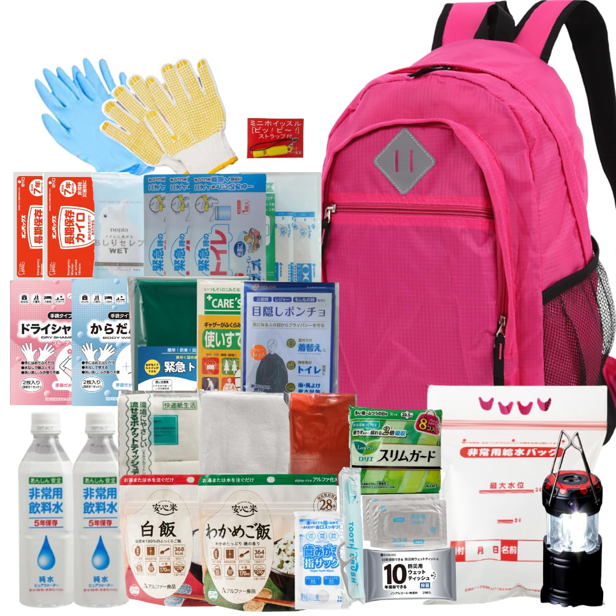 女性用 24点防災基本セット