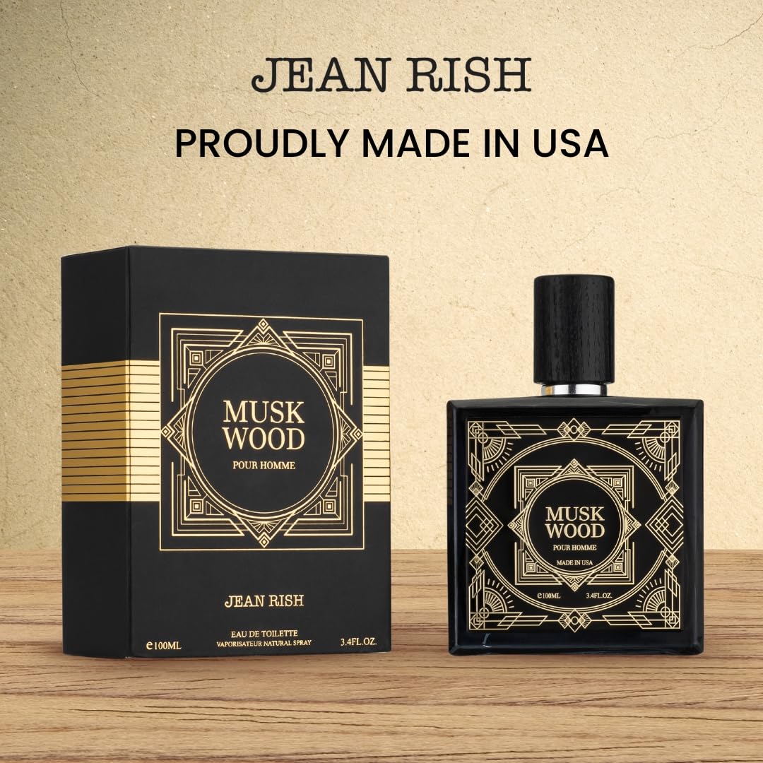 Amazon.com : Jean Rish Musk Wood Perfume for Men Eau De Toilette