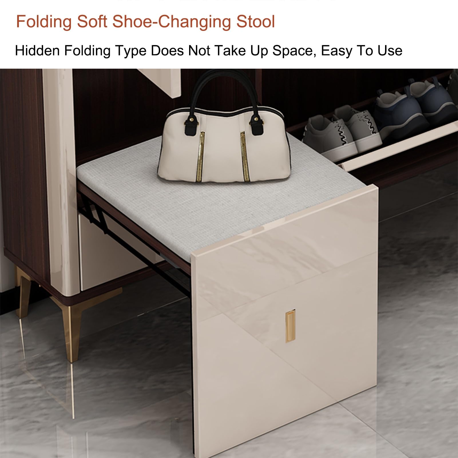 Schuhschrank, Schuhkommode, Platzsparend Regal für Schuhe, Multifunktional Schuhablage Schuhaufbewahrung, Schuhschränke für Flur Oder Eingangsbereich(120x110x24cm/47.2x43.3x9.4in)