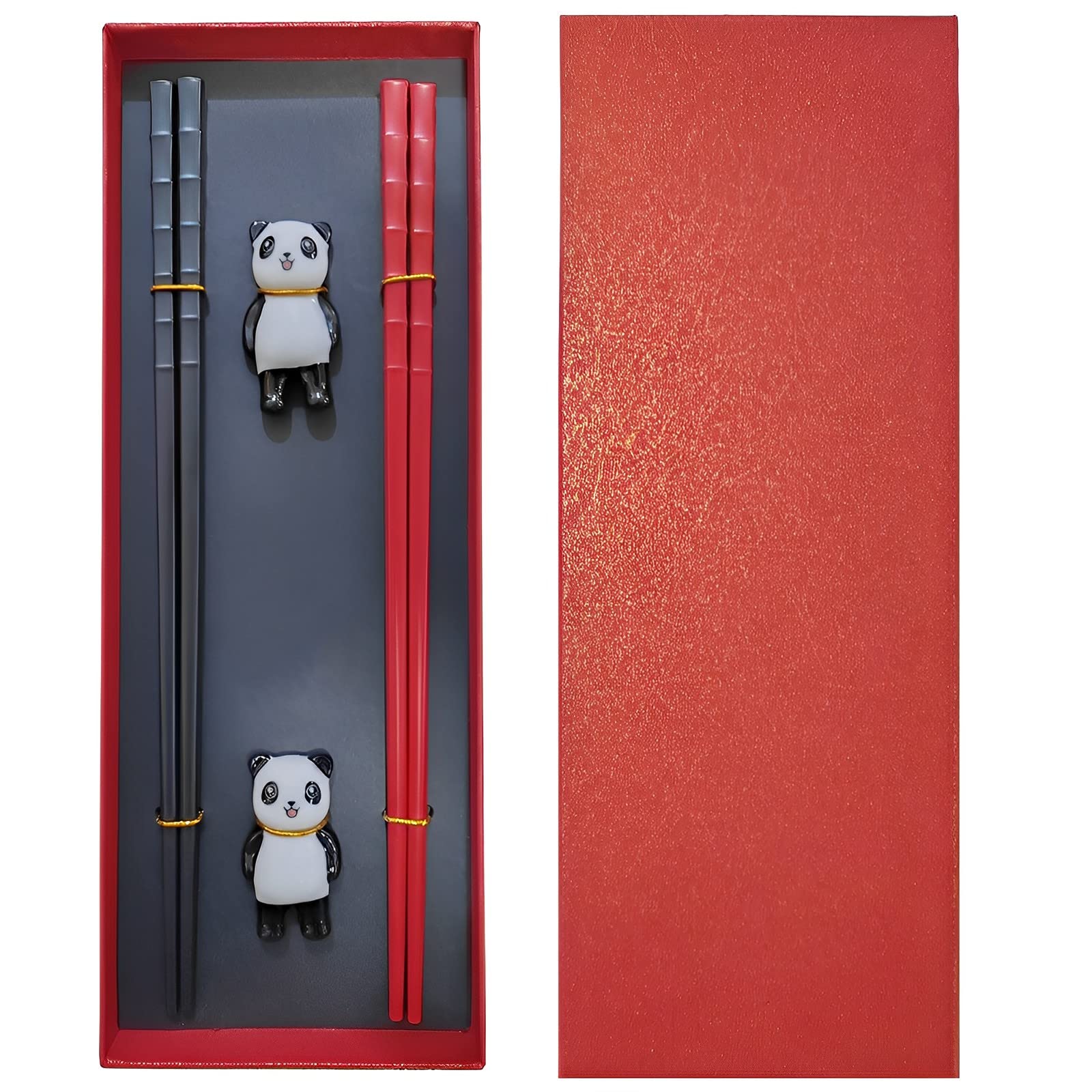 Cute Chopsticks & Rest Gift Set - Dog Design -9