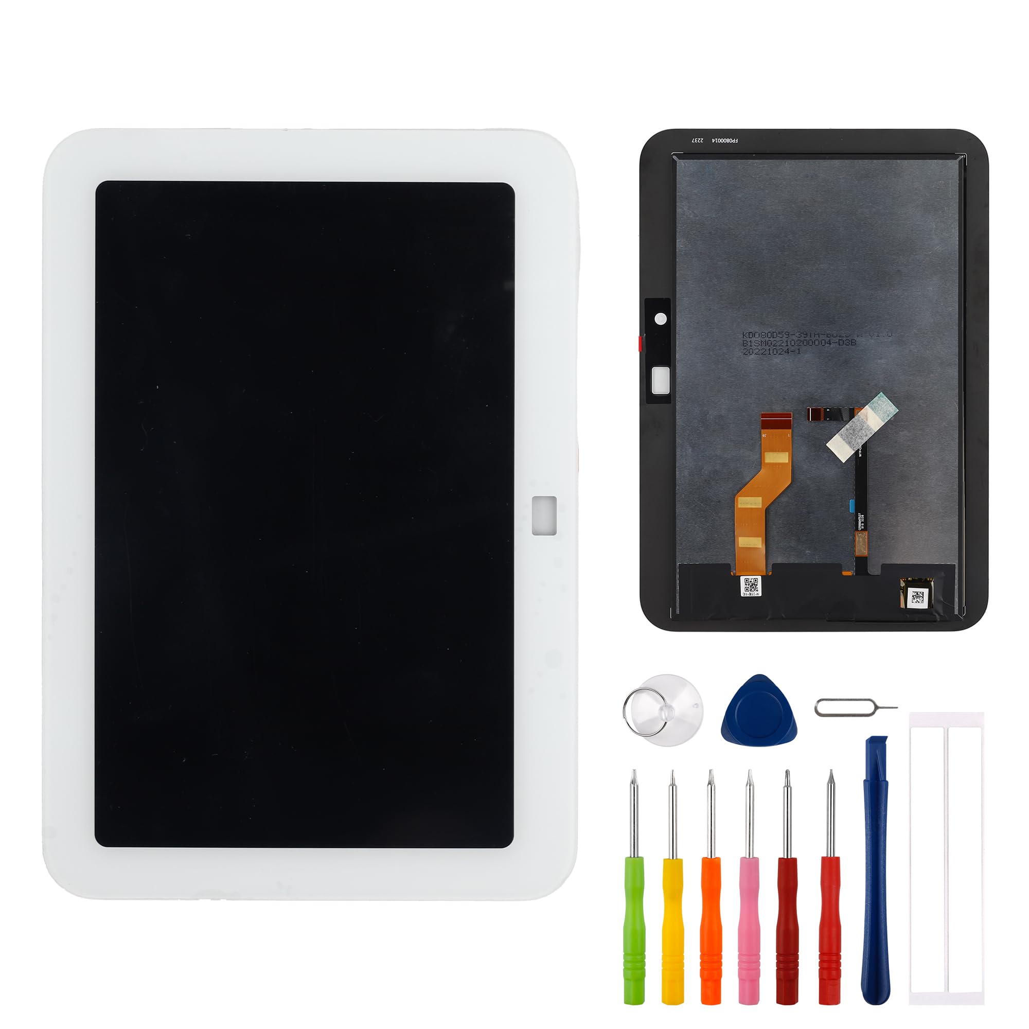 Nueva pantalla de repuesto compatible con Echo Show 8 3ª Gen R85SD6 de 8 pulgadas LCD Touch Screen Assembly with Tools White