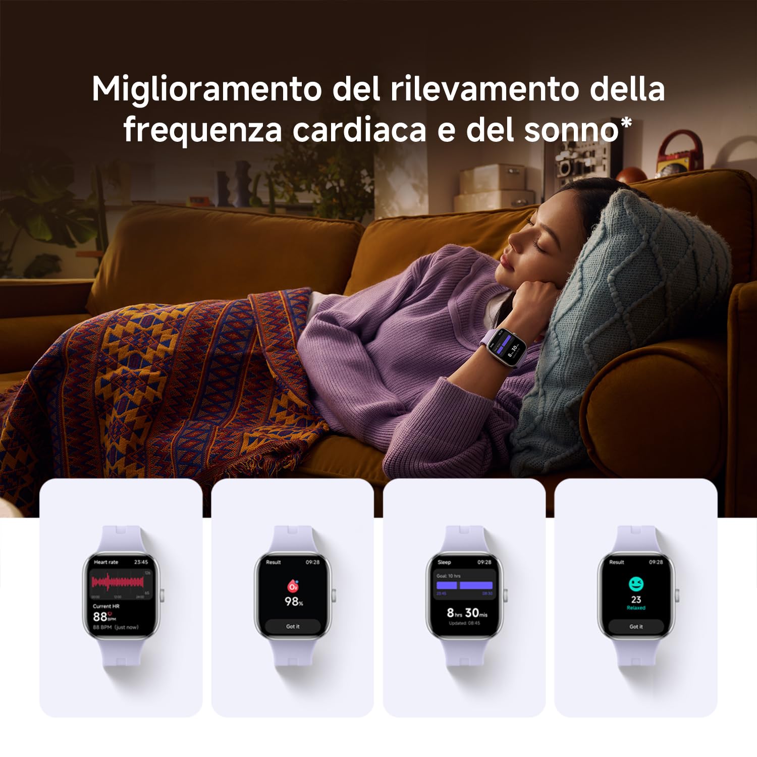 XIAOMI Redmi Watch 5, Smartwatch con display AMOLED 2.07", Chiamate Bluetooth, Autonomia 24 giorni, Resistenza Acqua 5 ATM, Monitoraggio Frequenza Cardiaca e SpO2, Sistema GNSS integrato, Nero