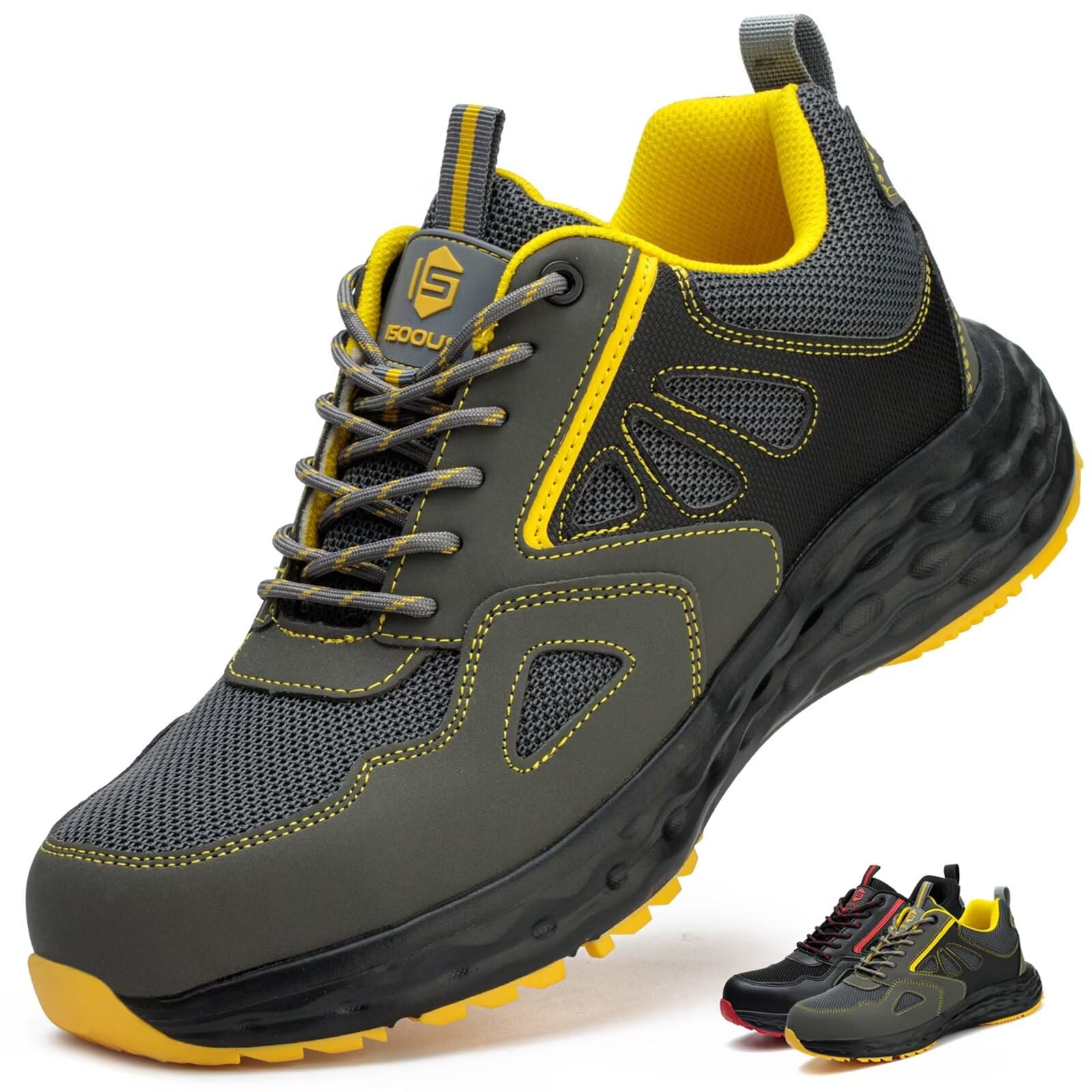 Scarpe Antinfortunistiche Uomo Donna Scarpe da Lavoro Leggero Comode Traspiranti Punta in Plastica Antiscivolo Cucina