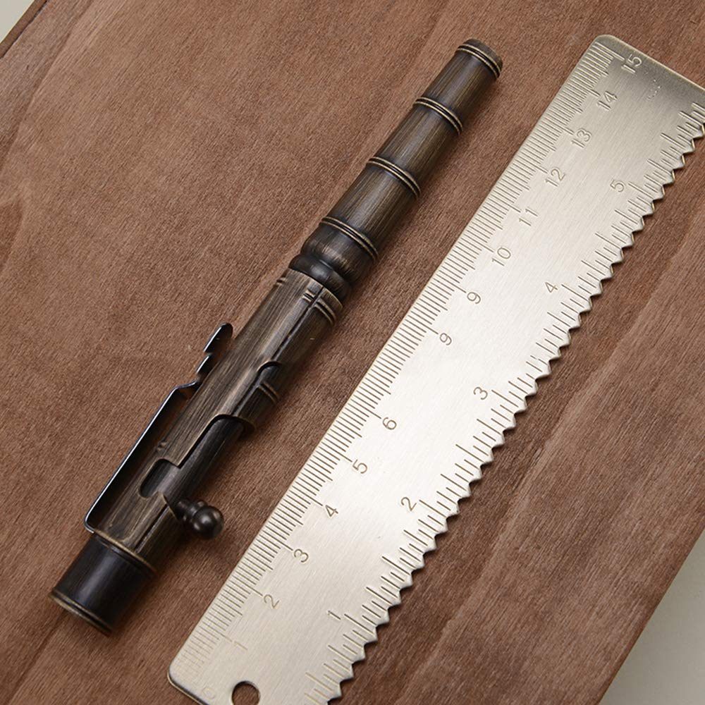 Handmade Messing Kugelschreiber Mit Bolt-Action – 0,5mm Gel-Tinte – Retro Design Für Business & Geschenke