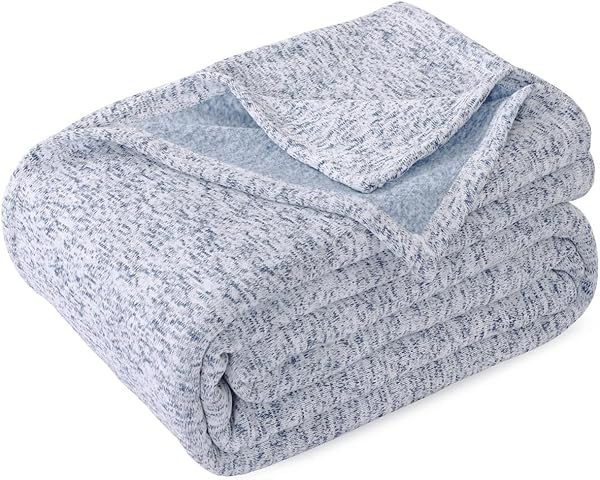 KAWAHOME Summer Sweatshirt Throw Blanket for Bed Lightweight Soft Thin