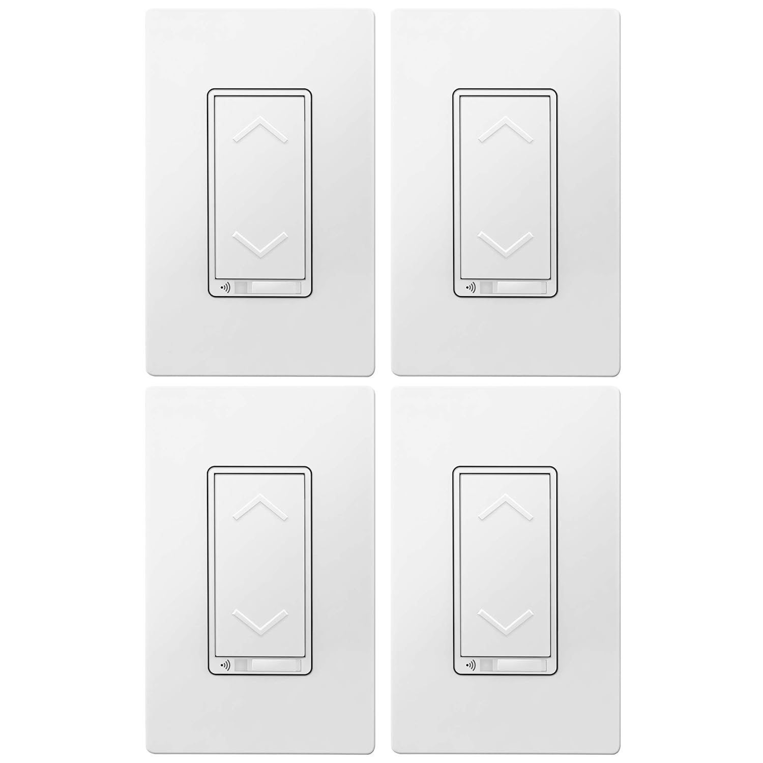 Super Cheap 🛒 TOPGREENER Smart Wi-Fi Dimmer Switch, Neutral Wire Required, Single Pole, Work with Alexa and Google Assistant, UL Listed, TGWF500D, White, 4 Pack