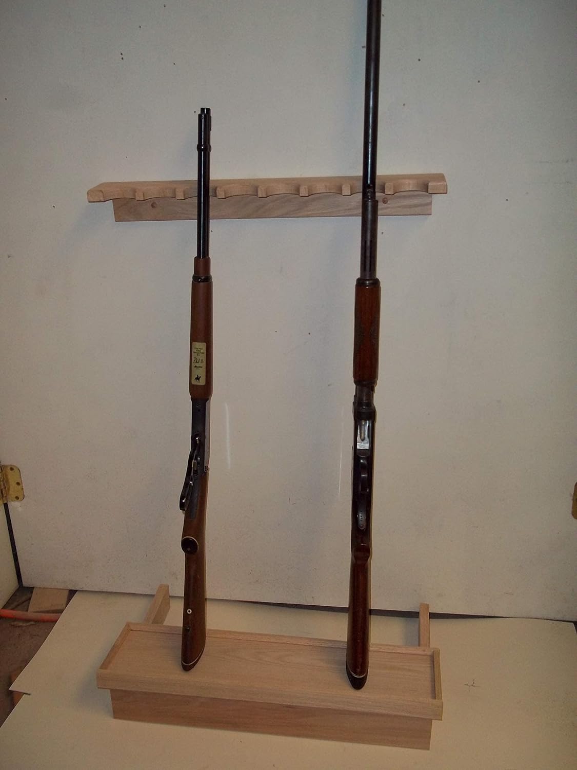 24" Closet Gun Rack with Butt Rest