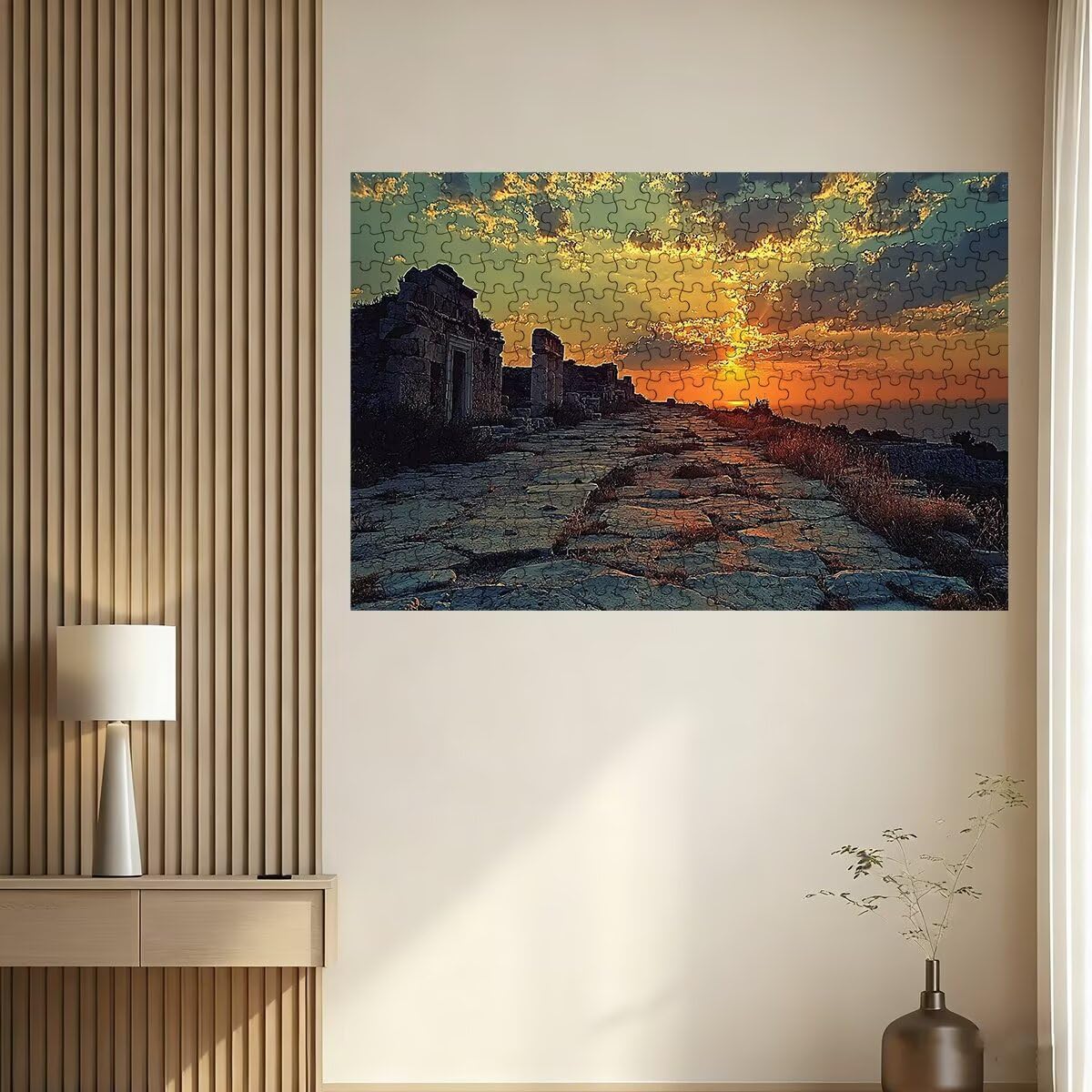 Puzzle 5000 sztuk krajobrazy, retro puzzle, puzzle 5000 dorosłych, puzzle dla dorosłych z pudełkiem prezentowym, drewniane puzzle wyzwanie dla całej rodziny, oryginalne prezenty dla kobiet -2778