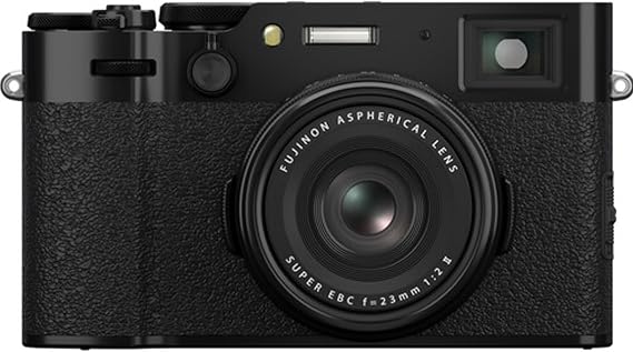 FUJIFILM X100VI Digital Camera (Black) + 64GB Memory + Stabilizing Grip + Software Pack +More (Value Bundle)