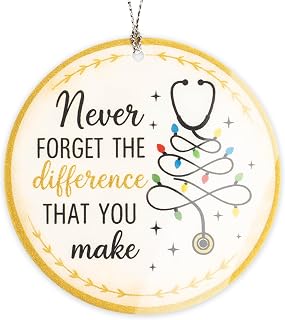 Nurse Christmas Ornament – Healthcare Worker Ornament | Medical Gifts for Nurses + Doctor Ornament – Nurse Appreciation Gifts – Christmas Ornament 2025