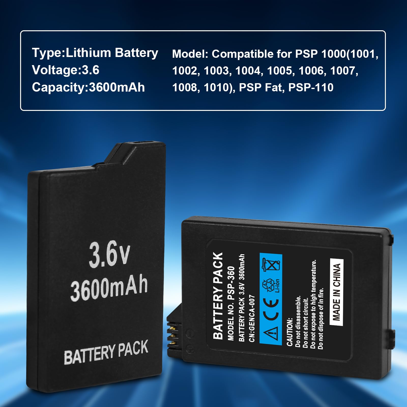 Caricabatterie Di Ricambio Casa Per Sony PSP 1000 1001 1003 - Foto 6