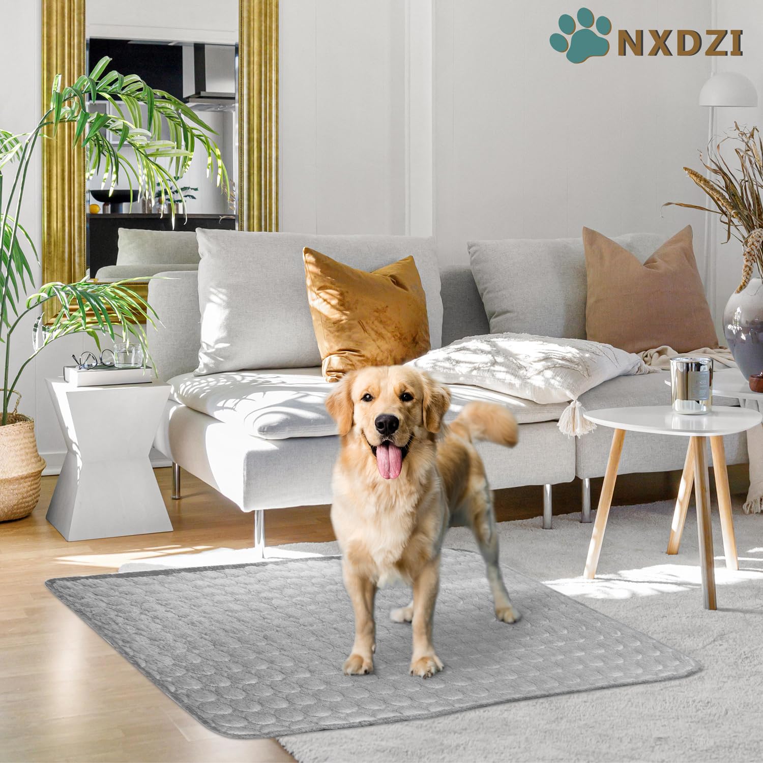 Tapis rafraîchissant pour chien - Facile à laver - Pour tous les types d'animaux de compagnie - Parfait pour une utilisation en intérieur et en extérieur, y compris les sièges de voiture - 150 x