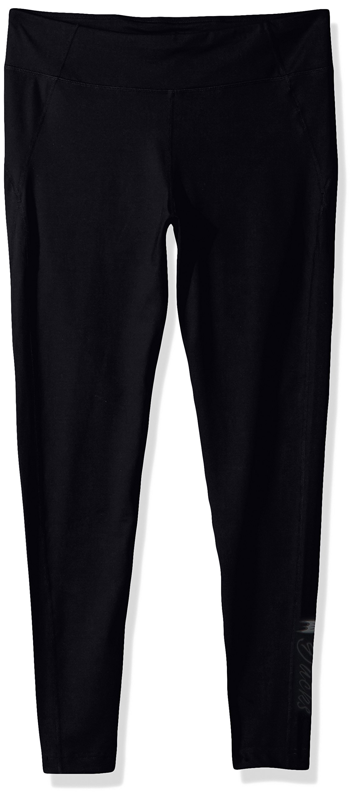 NHL Anaheim Ducks Adult Women Prism Icon Text Legging, Large, Black