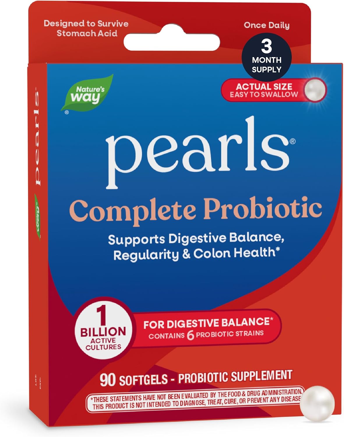 Pearls® Complete Probiotic / 90 softgels