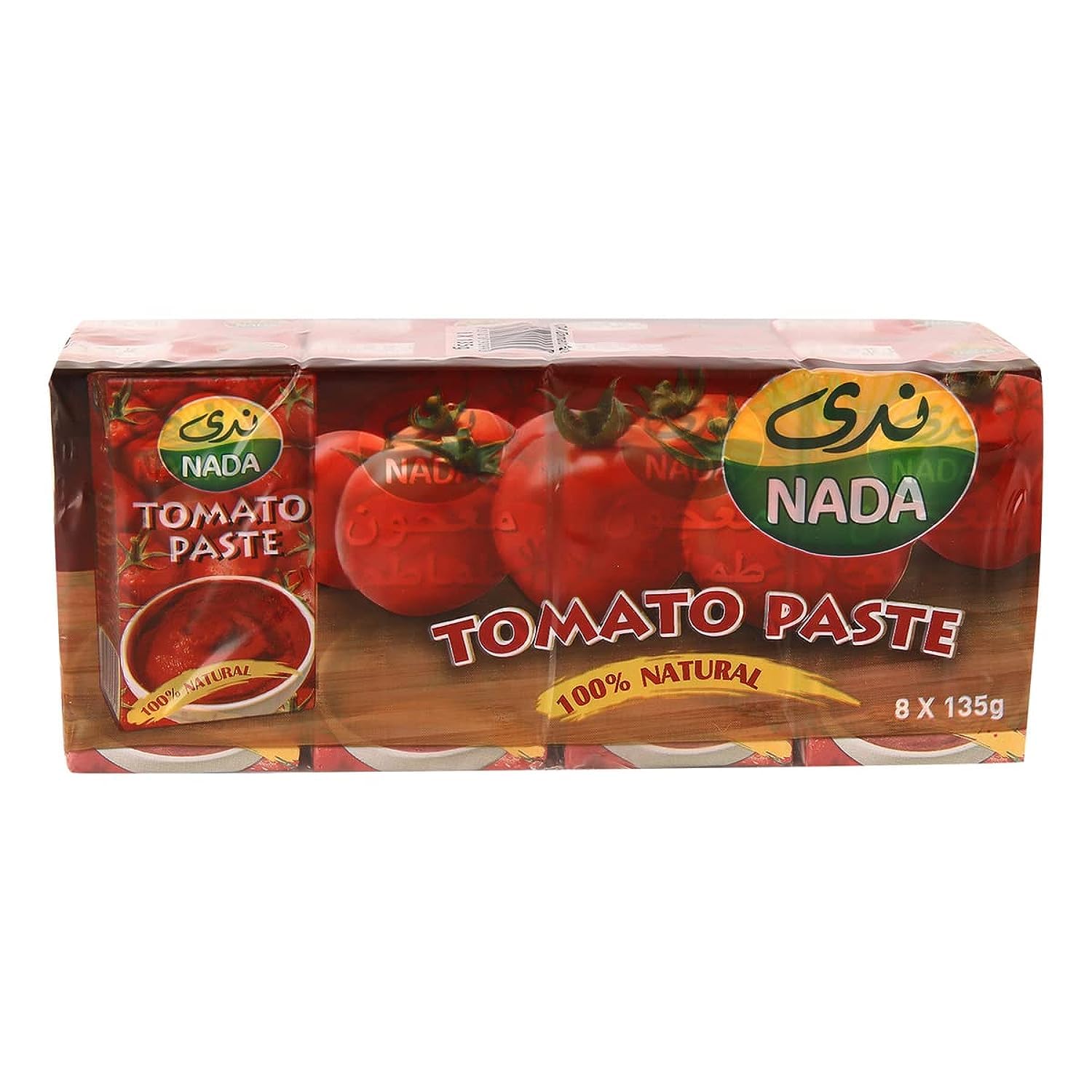 Nada Tomato Paste, 8 x 135 g