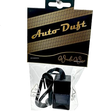Autoduft Quadratisch schwarz-schwarz 8 ml Vanille Orange Zimt Holzkappen Aufhänger Innenraum Deko Car Parfüm Scent Baum langanhaltender Lufterfrischer für Auto Zuhause und Schrank