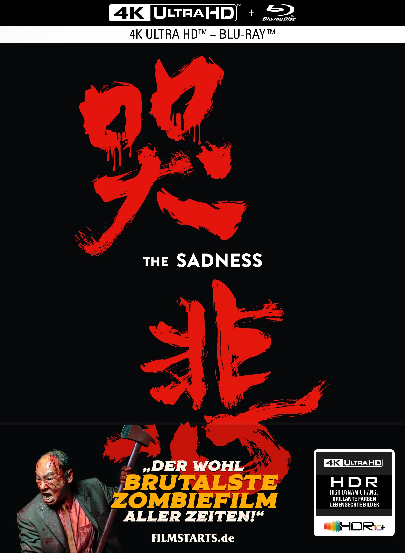 The Sadness (uncut) Limited im Mediabook (4K Ultra HD) 2D)