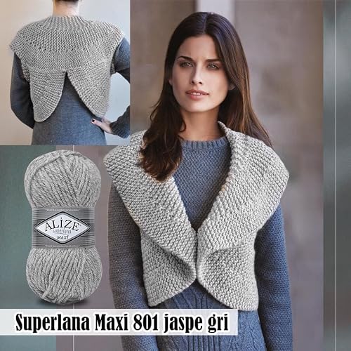Chenille Wolle Hobby Yarn Alize 5x 100g Superlana Maxi Türkische Wolle