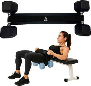 Adjustable Hip Thrust Belt for Weights, Dumbbell Hip Thrust Belt for Women, Glute Bridge & Weight Belt, Hip Thrust Bar Support, Booty Workout Equipment, Hip Thrust Band for Home and Gym
