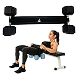 Adjustable Dumbbell Hip Thrust Belt for Weights - Hip Thrust Belt for Dumbbells with Slip-Resistant Padding - Booty Builder for Heavy Dumbbells, Kettlebells & Plates for Home & Gym