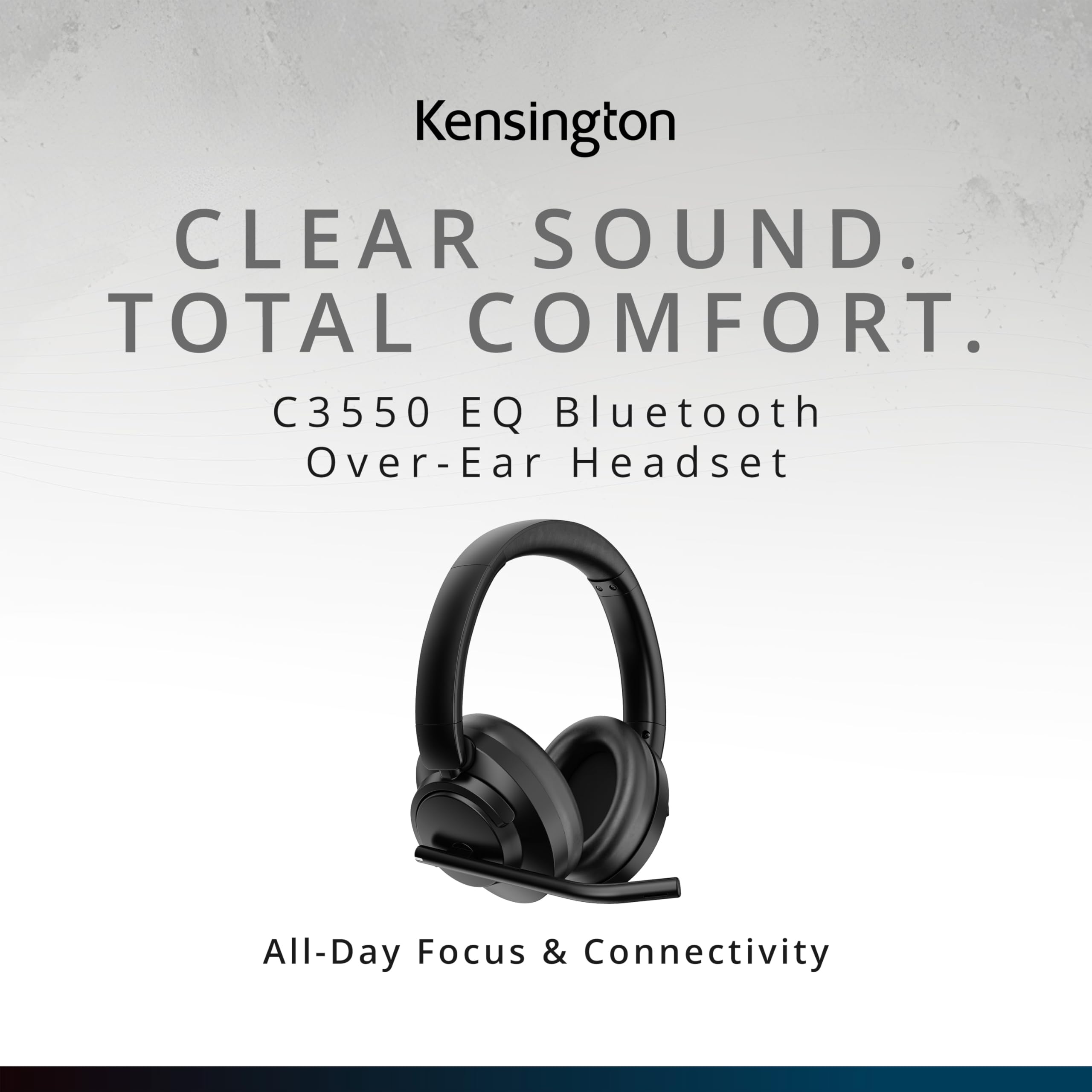 Słuchawki Kensington H950 USB‑C®/USB‑A – przewodowy zestaw słuchawkowy nauszny z mikrofonem ENC, Plug & Play do Windows/Mac/PC/urządzeń mobilnych, czarny, K97469WW