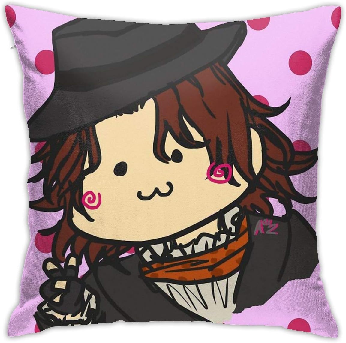 JACHE Chibi Ardyn Izunia- Final Fantasy Xv Decorative Throw Pillow Covers for Sofa Couch Cushion Pillow Cases 18x18 Inch
