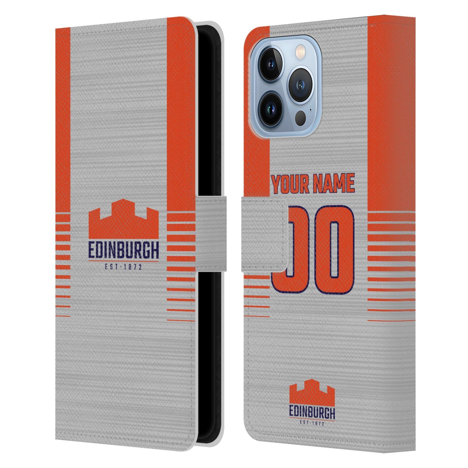 Coque Édimbourg Rugby iPhone 13 Pro Max en cuir Head Case Designs