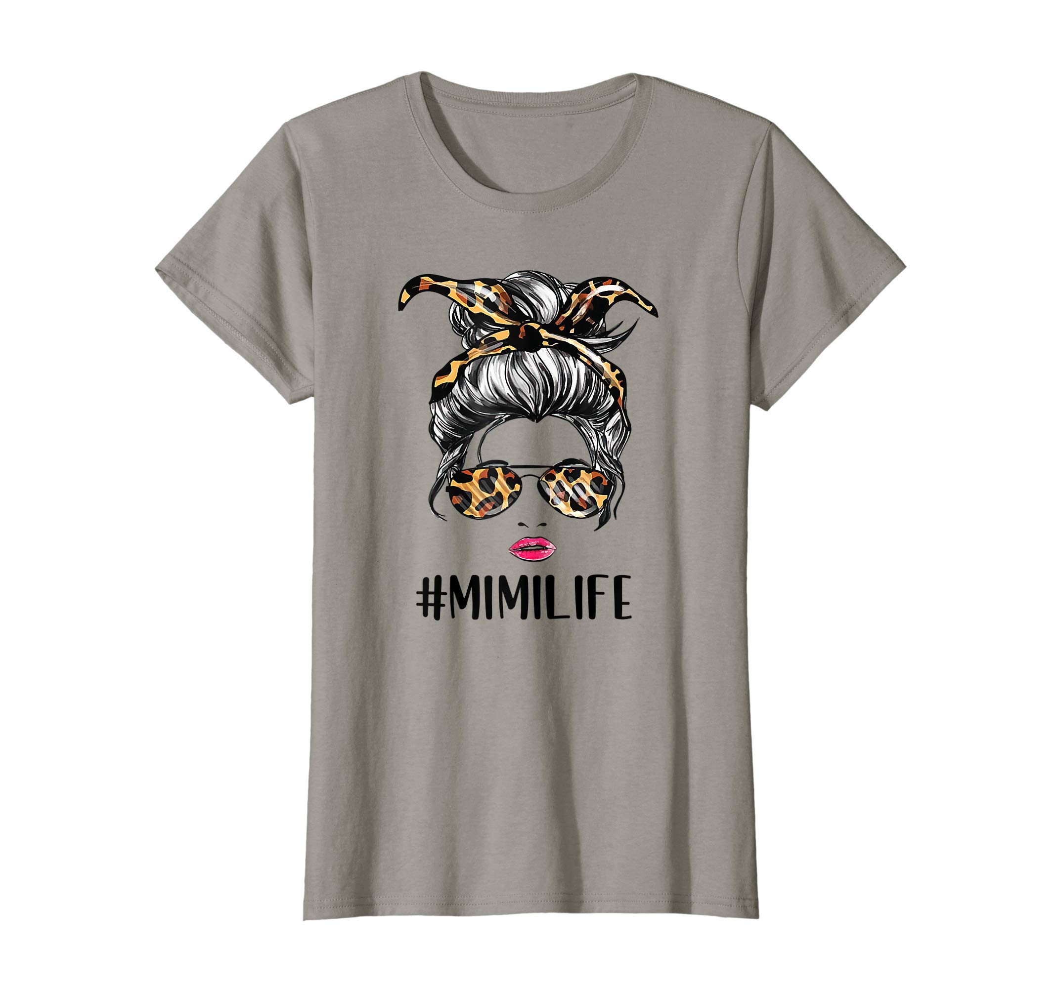 Womens Classy Mimi Life With Leopard Pattern Shades #Mimilife T-Shirt