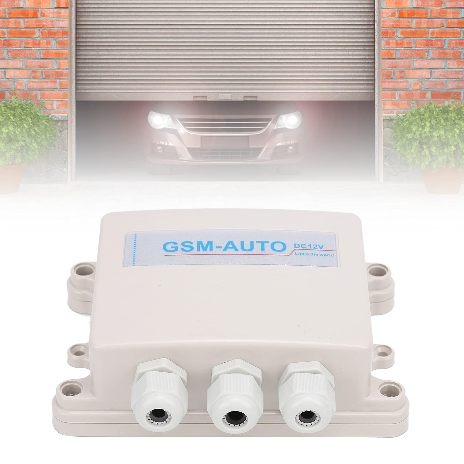 AMONIDA Mando a Distancia de Doble Canal, Inalámbrico, Resistente Al Agua, gsm 4G, Interruptor Remoto para Control de Acceso de Puerta, Avión, Hangar, ABS (Versión de EE. UU.)