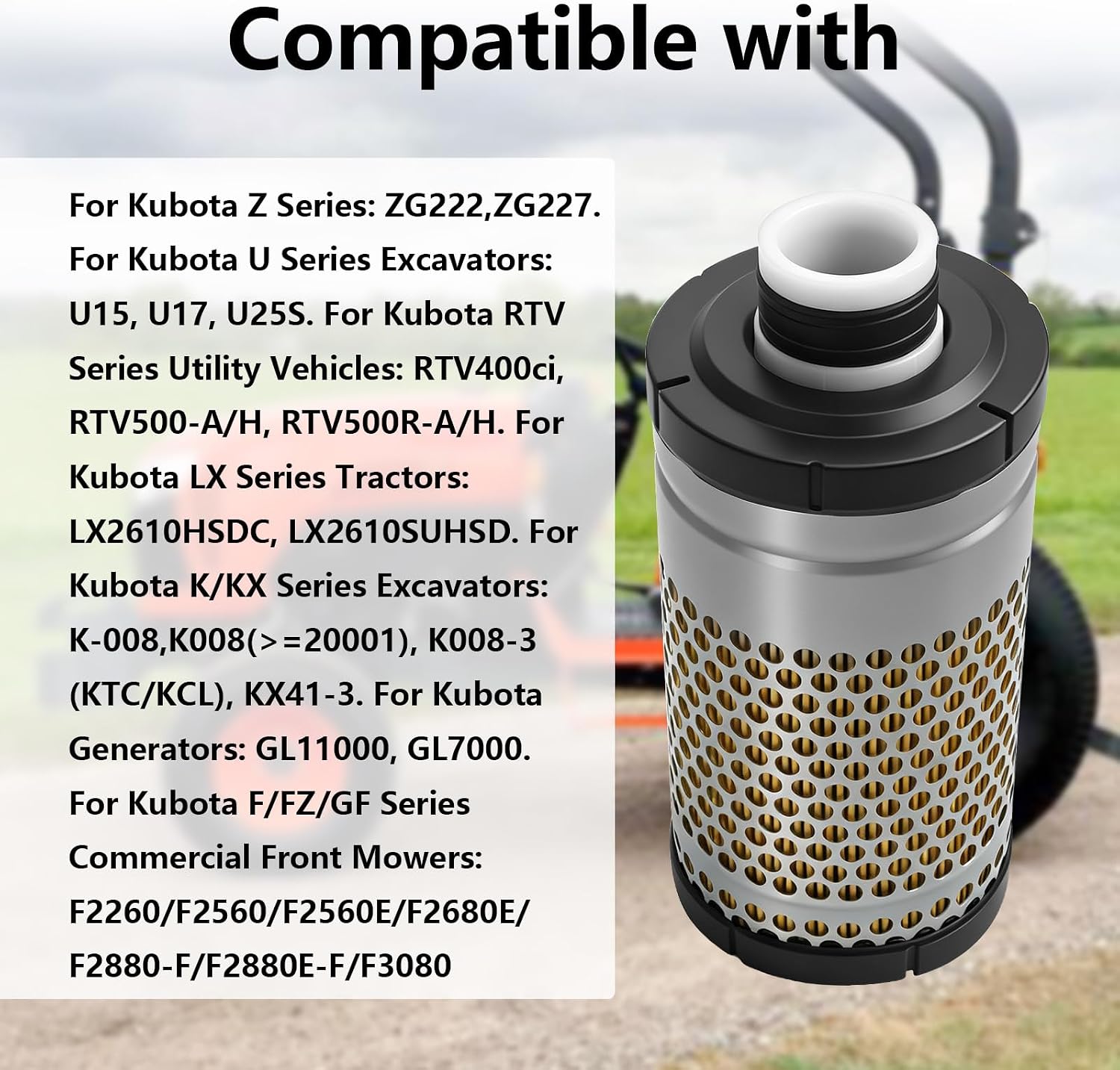 6C060-99410 6C060-99414 Engine Air Filter Inner Filter 32721-58242 image 3