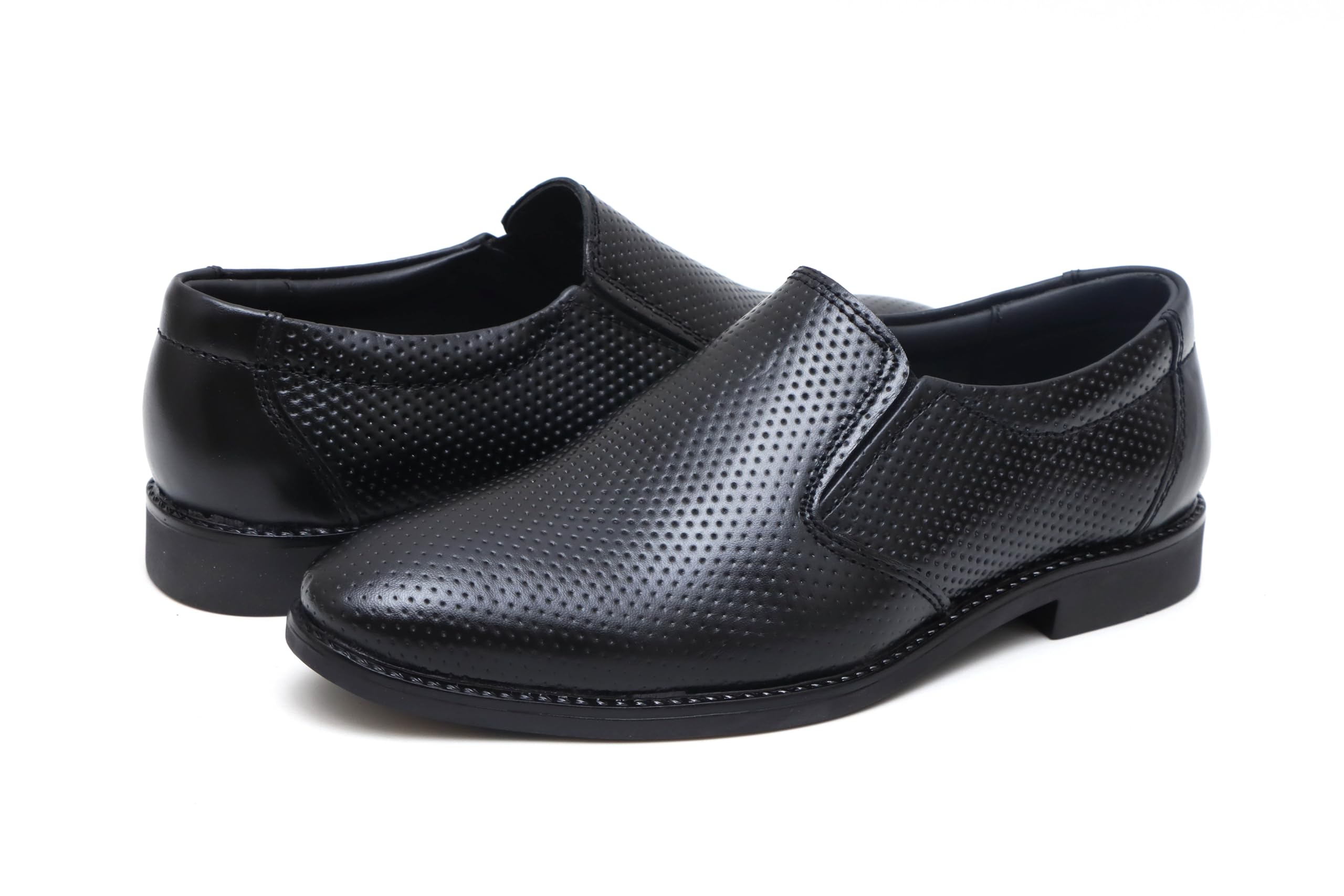 ARAMISH Boys Black Genuine Leather Formal Mocassin Shoes - 2 UK (B0D1FSXNPX) Amazon Price History, Amazon Price Tracker