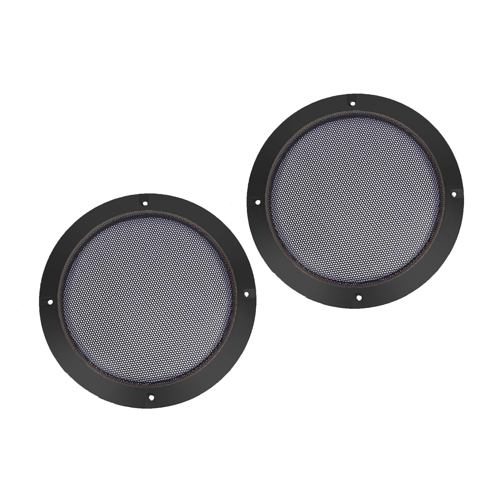 PENCHEAK 2PCS Black Car Grill Mesh Enclosure Net Protective Cover For Car Subwoofer 2In 3in 4in 5in 6.5in 8inches