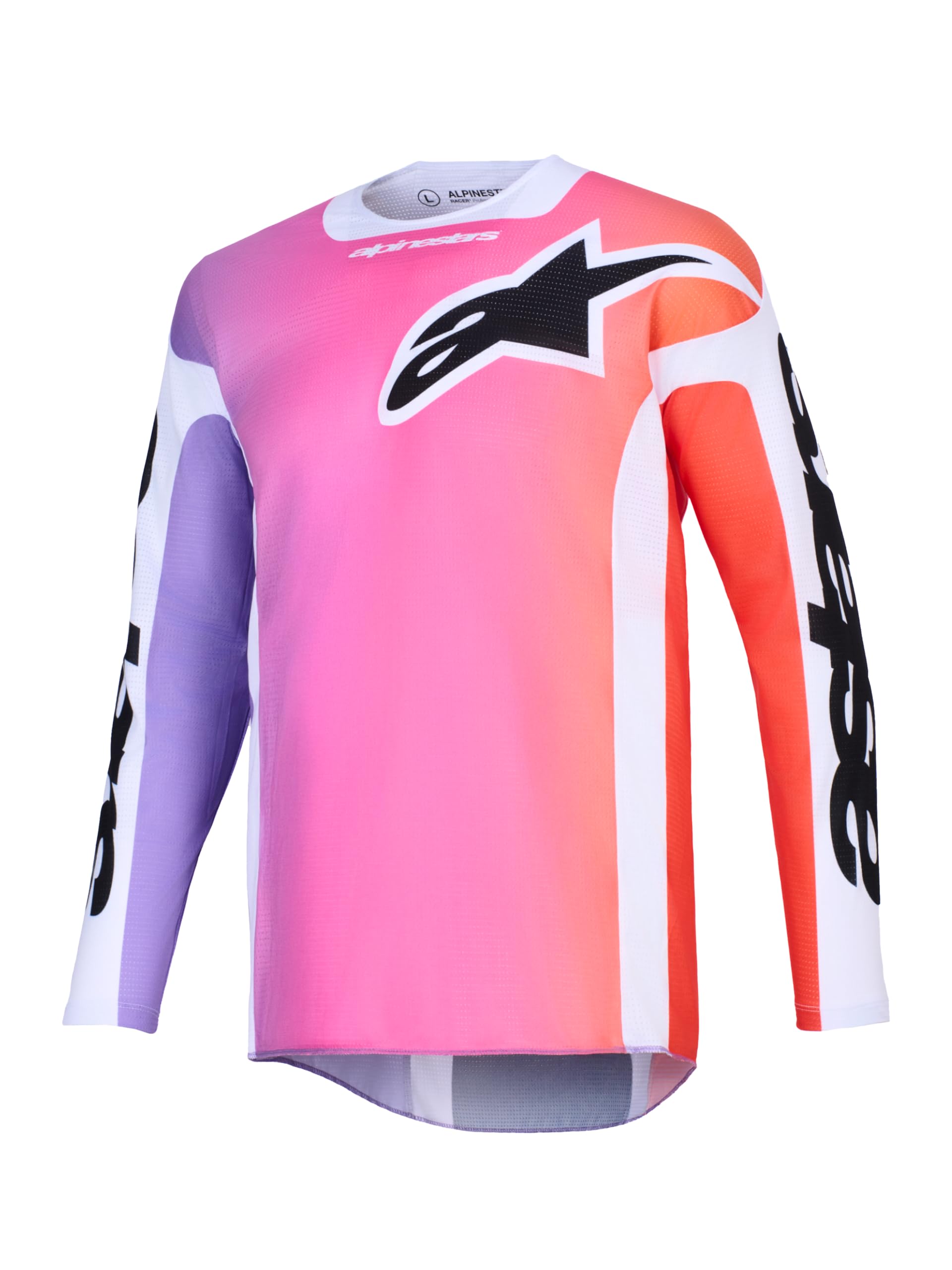 Alpinestars Racer A Portl Maglia da motocross, multicolore, XL