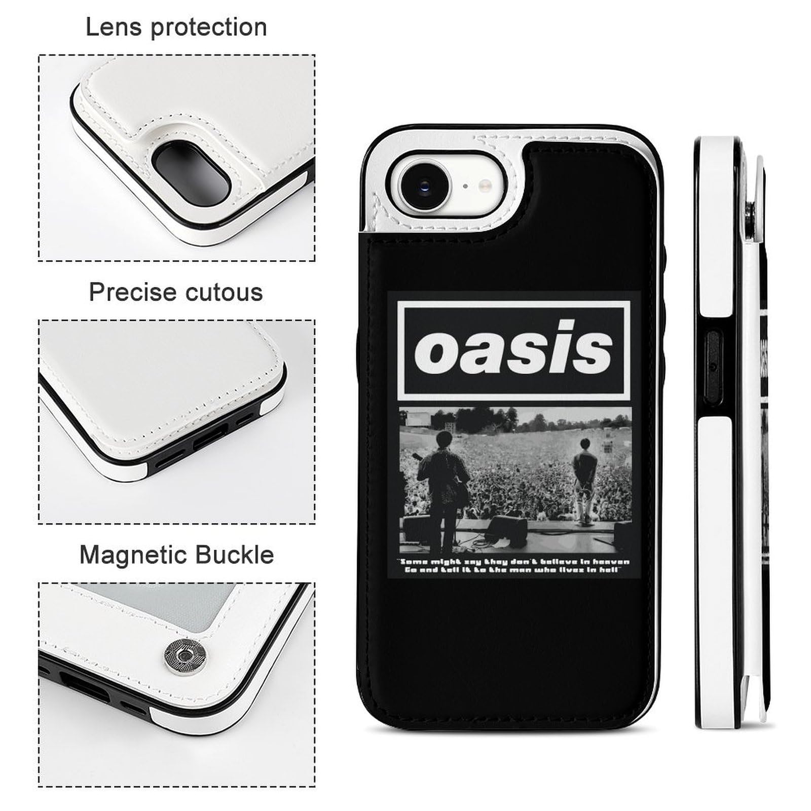 Amazon.co.jp: IPhone16E 手帳型ケース オアシス OASIS バンド iPhone