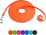 Waterproof Biothane Long Dog Leash, Heavy Duty Dog Training Leash 6ft 10ft 15ft 30ft 50ft, Easy to Clean Long Line for Small, Medium Large Dogs,Outdoor Recall (Mint Green, 10FT)